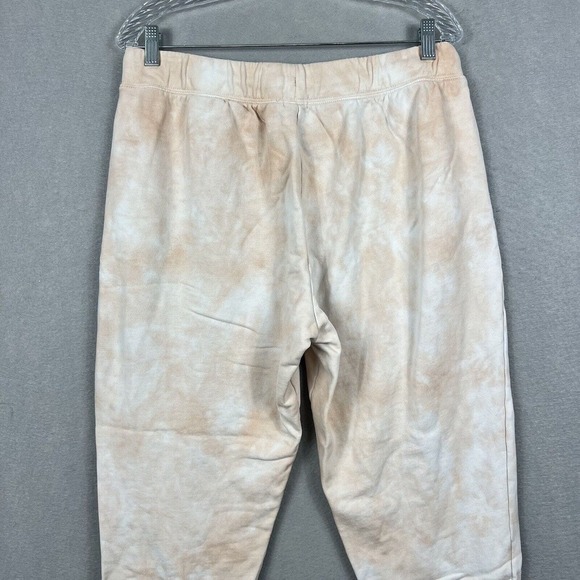 J.Crew Joggers Pants Size Large Peach Tie Dye Sweat Pants Pull On Pockets - Picture 10 of 13